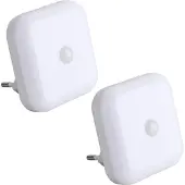 SEBSON 2x LED Nacht Licht Steckdose Steckerleuchte Sensor Infrarot Lampe Leuchte