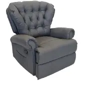 Abc HOME | Sessel | Polyurethan | grau | manuell verstellbar | Liegefunktion