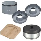 Enders Mobiler Camping-Backofen VAMO für Backen, Garen und Kochen, kompatibel mit Kochern, Grills oder Herdplatten (auße