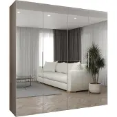 MEBLE KRYSPOL , Kleiderschrank, Schrank 200 cmx202x52, Kaschmir, Kaschmir