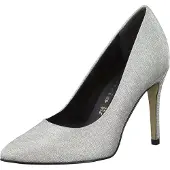 Tamaris Damen Klassische Pumps 1-22452-25 Silberfarben