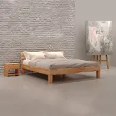 Krok Wood Massivholzbett Julia in Buche 200x200 cm