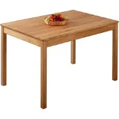 Krok Wood Esstisch Tomas aus Massivholz in Buche 110x75x75 cm