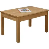 Krok Wood Couchtisch Tomas aus Massivholz in Eiche 75x50x45 cm