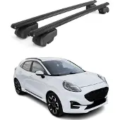 Omtec Dachträger Gepäckträger für Ford Puma 2019-2025 Querträger ABE Alu Schwarz