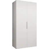 MEBLE KRYSPOL , Kleiderschrank, Schrank 100 cmx202x52, Weiß, Kaschmir