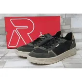 Rieker Evolution Herren Schnürhalbschuh schwarz/grün 45