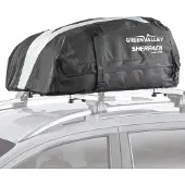 Aurilis Sherpack Auto Dachbox faltbar - hochstabile Dachtasche - Dachkoffer wasserabweisend 270 Liter - Dachträger Tasche - Softbox mit Aufbewahrungstasche - verstärkte Riemen