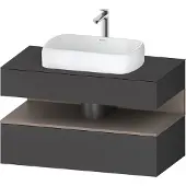 Duravit Waschtischunterschrank Qatego 100x55x60cm, ba m/Gr m, Pl, Nischenb