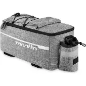 Zagatto Fahrradtasche Fahrradträger Tasche Grau, "On the Move" ZG737