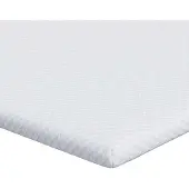 Syfax Matratzenauflage Weiß 120 x 200 cm Jacquard Stoff