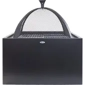 Heat Feuerkorb 3 in 1 Metall (Feuerkorb + Barbecue + Beistelltisch)