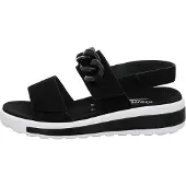 Semler Komfort Sandalen SAMT-CHEVRO Damen 31363036353033 Schwarz 40 EU