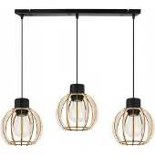 Light11 HOME Hängelampe, Deckenleuchter, Holz, LED-Lampenschirm