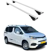 Omtec Dachträger Grundtäger für Toyota Proace City 2019-2025 75kg Metall Silber 2 tlg