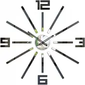 ModernClock , wanduhr 65cm, wanduhr schwarz, wanduhr modern, Silent Wanduhr