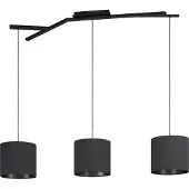 Eglo Pendelleuchte Balnario, 3 flammige Hängelampe Vintage, Industrial, Modern, Hängeleuchte, Esstischlampe, Wohnzimmerlampe hängend mit E27