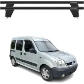 Menabo Dachträger für Renault Kangoo Express 1997-2007 75kg Alu Schwarz 2x