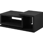 Masseno Couchtisch BOTTEGA 120 cm Kaffetisch für Wohnzimmer Sofatisch Wohnzimmertisch Schwarz