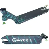 Apex Pro Stunt-Scooter Deck 580 (49cm) Splash grau/türkis