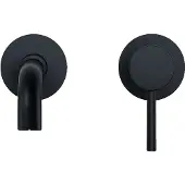 OEM Wandwaschbeckenarmatur, matt-schwarze Oberfläche, Einhandbedienung, MB-260mm