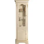 AEA Design Vitrine Arbeitszimmer Regal Mit Glasfront Säule Vitrinen Schrank Art déco