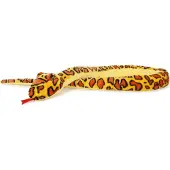 Semo Plüschtier Schlange 250cm, gelb rot, Kuscheltiere Stofftiere Schlangen Reptilien Kriechtiere