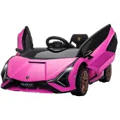 HOMCOM Kinder Elektroauto, 12V Elektrisch Kinderfahrzeug mit 2,4G-Fernbedienung