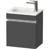 Duravit Waschtischunterschrank wandhängend Sivida 40x44x29,5cm, Tür, re, graph ma, Gr. chr