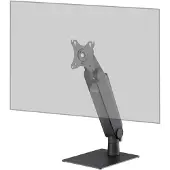 Goobay Freistehende Single-Monitorhalterung, schwarz (70821)