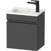 Duravit Waschtischunterschrank wandhängend Sivida 40x44x29,5cm, Tür, li, graph ma, Gr. sw