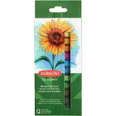 Derwent Pastellfarbe Soft Pastels Mehrfarbig, 12 Stück