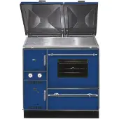 Wamsler wasserf. Küchenofen | K 148 CL | 23 kW | blau/chrom | rechts