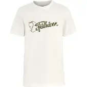 Fjällräven Archive Logo T-Shirt in weiß, Größe M