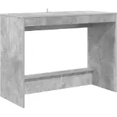 vidaXL Bett-Schreibtisch Betongrau Holzwerkstoff 100 x 45 x 75 cm