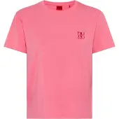 HUGO Pyjamaoberteil aus Stretch-Jersey mit Logo-Artwork, Rundhals, regular fit