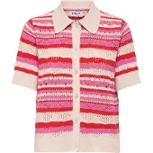ONLY Strickjacke "ONLLULA POLO S/S CARDIGAN KNT NOOS"