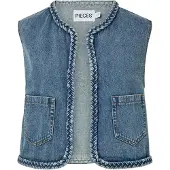 Pieces Jeansweste in Light Blue Denim | Gr.: S