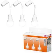 Osram Renovierungslampe Classic A75 10 W 3er Pack kaltweiß GLO773707798