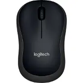 Logitech B220 Silent, Beidhändig, Optisch, RF Wireless, 1000 DPI, Schwarz