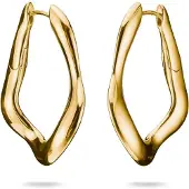 Thomas Sabo Creolen gross Natural Beauty vergoldet