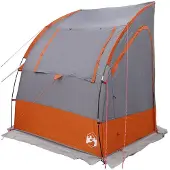 vidaXL Heckklappenzelt 194 x 180 x 210 cm Grau und Orange Taft