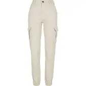 Urban Classics moderne Damen Jeans Stretch Taschen 320 g/m² mit Baumwolle Ecru-Weiß