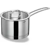 Küchenprofi Kuechenprofi SAN REMO 2390062816 Kasserolle inkl. Deckel, Edelstahl, 16 cm Durchmesser, Induktionsherd-geeignet