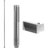 Villeroy & Boch Verve Showers Handbrause-Set (3 in 1 Bundle), Chrom