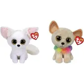 TY - Stofftiere - Beanie Boo's - Phoenix Fox & Chewey Chihuahua
