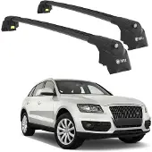 TURTLE DACHTRÄGER AIR-2 , Schwarz AUDI Q5 8R 2009 - 2017 (SUV)