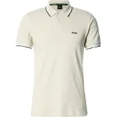 BOSS für Herren. 50506193 Polo Paul (XL), Beige, Lässig, Baumwolle, Kurzarm