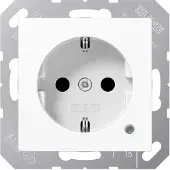JUNG A1520BFKOWW SCHUKO-Steckdose mit Funktionsanzeige