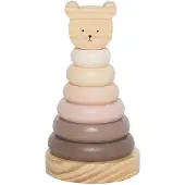 Jabadabado Teddy Stapelspielzeug, Natur, Babyspielzeug